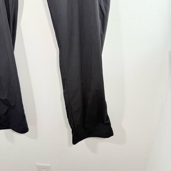 Athleta Black Trekkie Hike Pants Mid Rise Ripstop Drawcord Ankle Women Size 18 - Picture 4 of 12